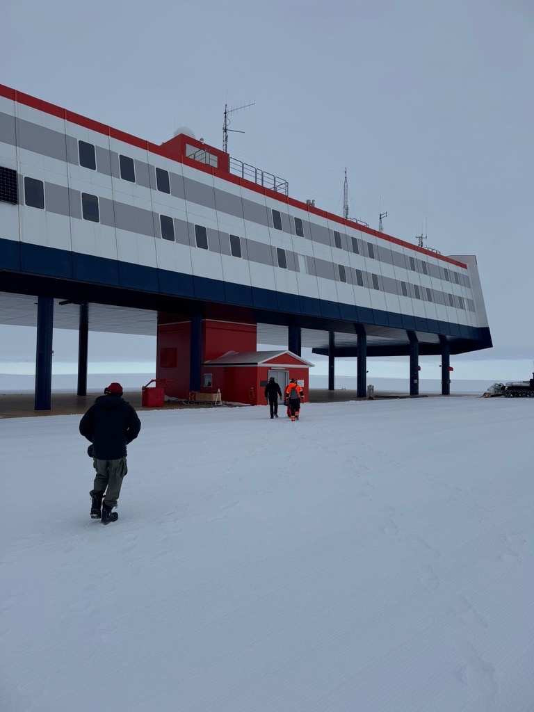 A research station on stilts